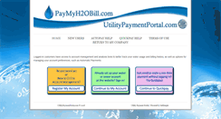 Desktop Screenshot of paymyh2obill.com